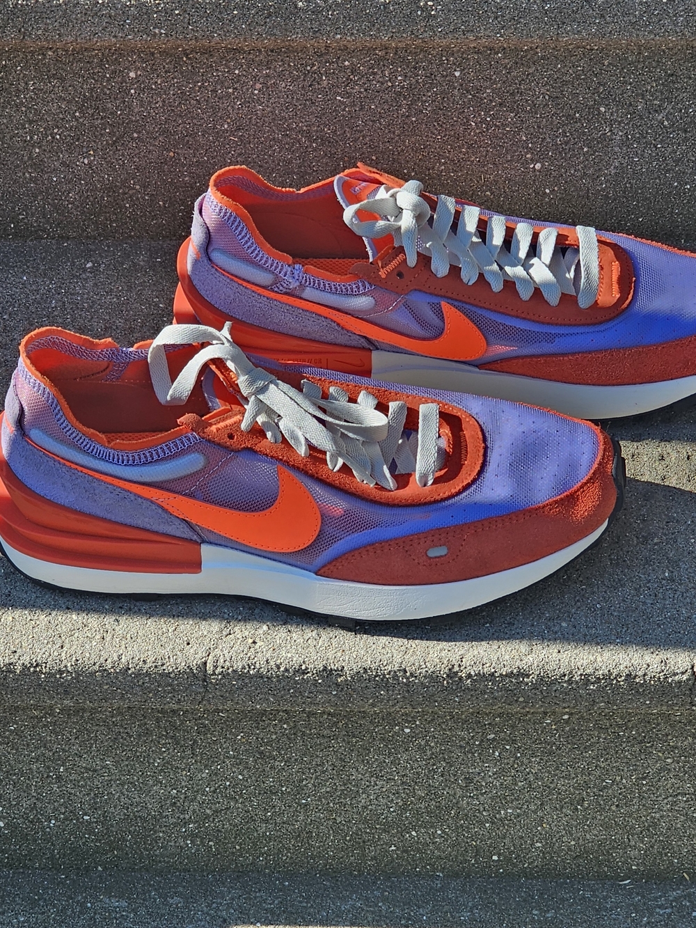 Nike Waffle One 'Active Fuchsia' DC2533-800 Women's Shoes Size 9 Orange & Purple - Picture 2 of 14